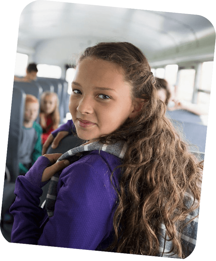 Student in classroom